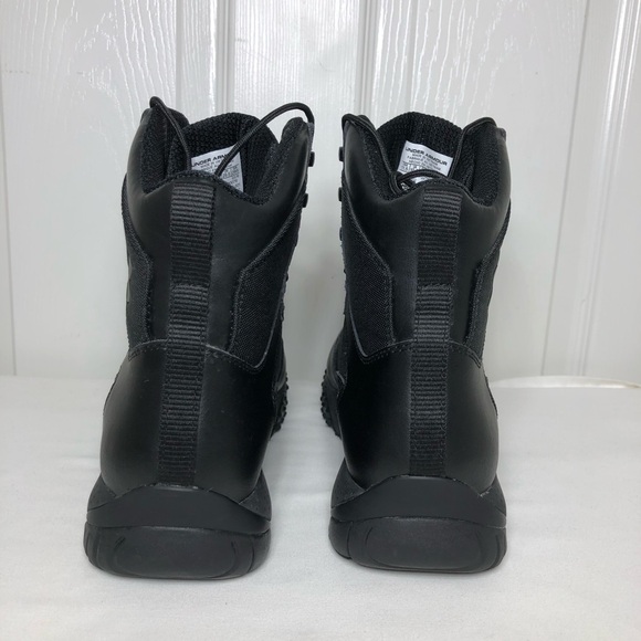 Under Armour 3021903-001 Men's Leather Stellar Tac Waterproof Black Boots 11.5 - Picture 5 of 14